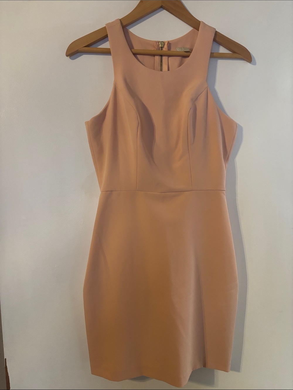 Gianni Bini Peach Sleeveless Sheath Dress